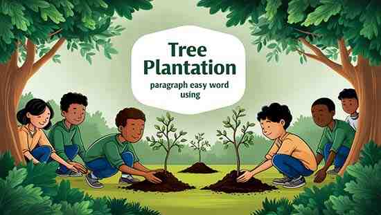 Tree plantation paragraph in easy words for all classes