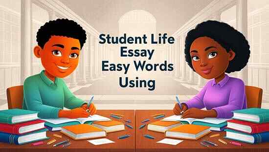 student life essay easy word class 6-12
