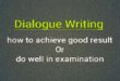 how to achieve good result/do well in examination