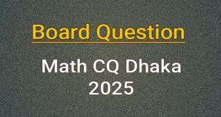 math cq dhaka board 2025