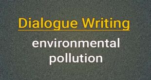 Dialogue environmental pollution