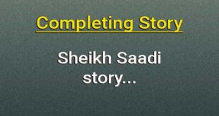 Sheikh Saadi Completing Story