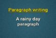 a rainy day paragraph