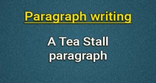 a tea stall paragraph
