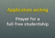 application full-free studentship