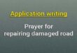 application repairing damaged road