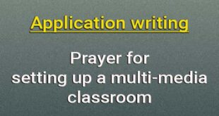 application setting up a multi-media classroom
