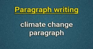 climate change paragraph