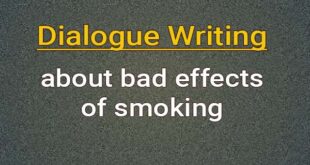 dialogue bad effects of smoking