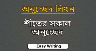 শীতের সকাল অনুচ্ছেদ
