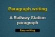 A Railway Station paragraph