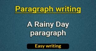 A Rainy Day paragraph