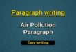 Air Pollution Paragraph
