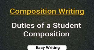 Duties of a Student Composition