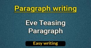 Eve Teasing Paragraph