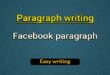 Facebook paragraph