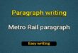 Metro Rail paragraph