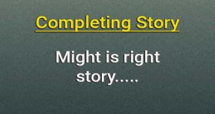 Might is right completing story