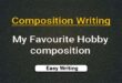 My Favourite Hobby composition