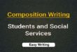Students and Social Services composition