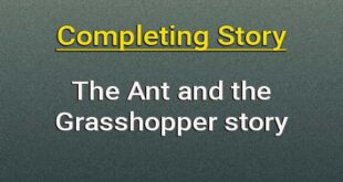The Ant and the Grasshopper completing story