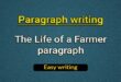 The Life of a Farmer paragraph