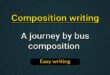 A journey by bus composition